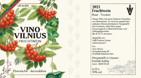 Eberesche-Fruchtwein